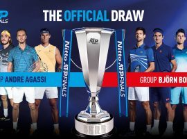 The Nitto ATP Finals draw was set on Tuesday, with Novak Djokovic and Roger Federer both drawn into Group Bjorn Borg. (Image: ATP Tour)