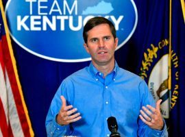 Kentucky Gov. Andy Beshear said he will sign a bill legalizing historical horse racing machines the moment it hits his desk. (Image: Timothy D. Easley/Associated Press)