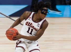 Ayo Dosunmu, a guard from Illinois, lead the Fighting Illini to a Big Ten Conference Tournament Championship. (Image: Zach Bollinger/Getty)