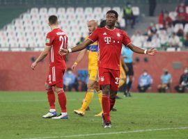 Bayern Munich will look to recover from its recent Bundesliga struggles when it takes on Atletico Madrid in the Champions League on Tuesday. (Image: Colin McPhedran/MB Media/Getty)