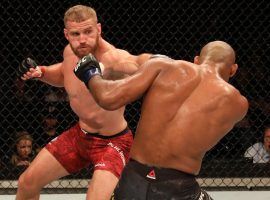 Jan Blachowicz (left) earned a tight split decision victory over Ronaldo Souza (right) in the main event of UFC Fight Night 164. (Image: Alexandre Schneider/Getty)