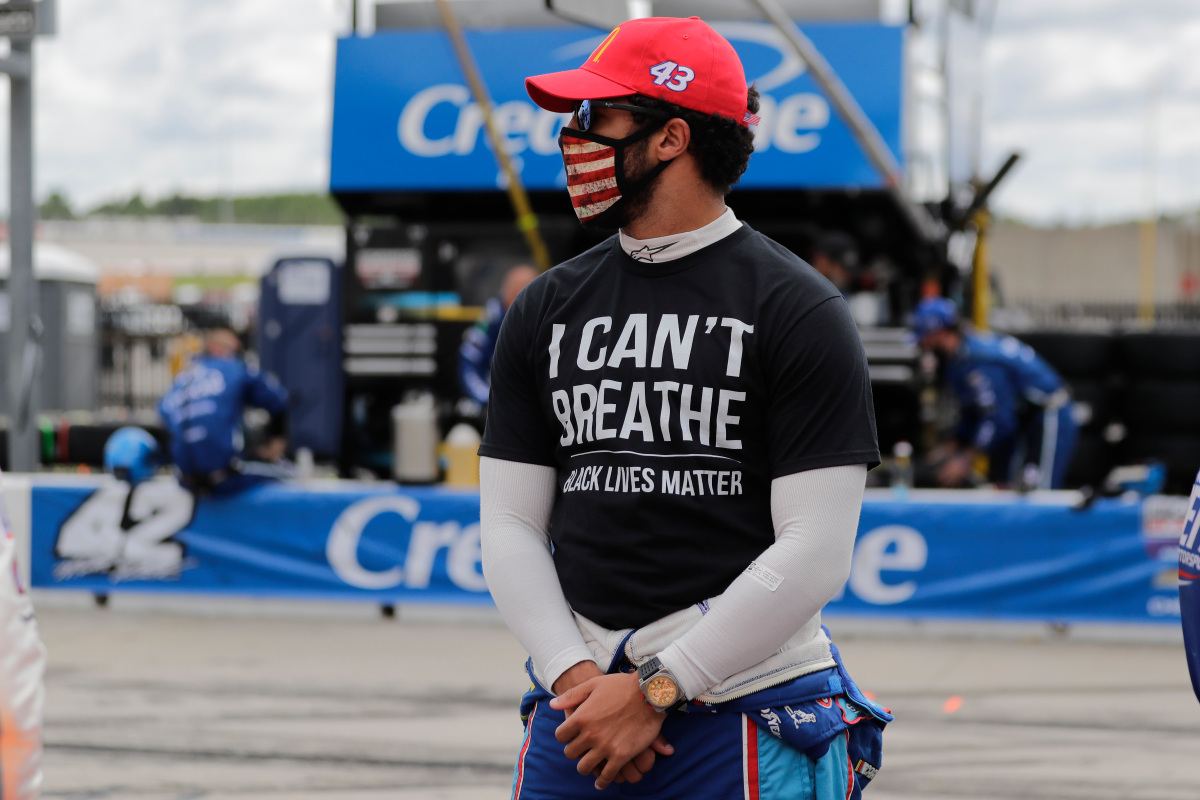 Bubba Wallace Confederate flags