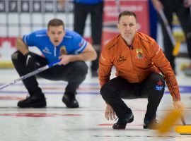 Brad Gushue (right) ranks as the favorite to win the menâ€™s side of the 2021 Canadian Olympic Curling Trials. (Image: Michael Burns/Curling Canada)