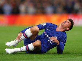 Mason Mount may not be able to suit up for Chelsea when the club hosts Liverpool on Sunday. (Image: Getty)