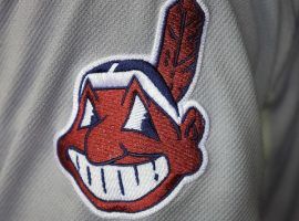 The Chief Wahoo logo has been downplayed in recent seasons, and the Indians will remove it entirely from on-field uniforms in 2019. (Image: Doug James/Icon SMI/Corbis/Getty)