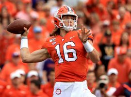 Trevor Lawrence and the Clemson Tigers come into the 2020 college football season ranked No. 1 in the Coaches Poll. (Image: Streeter Lecka/Getty)