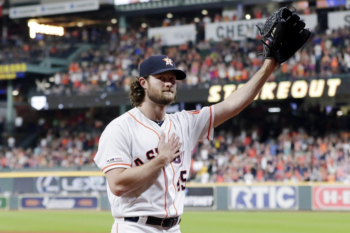 Gerrit Cole Houston Astros 300 strikeouts