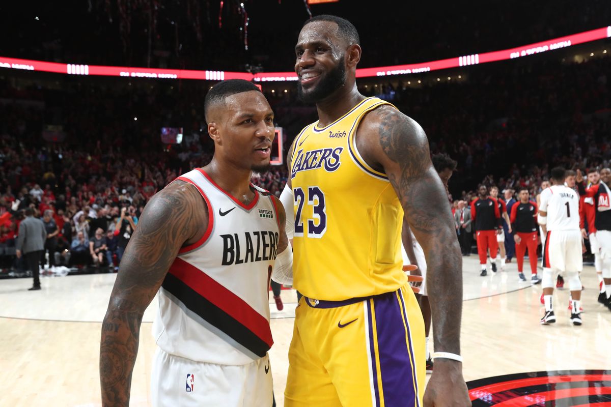 NBA Weekend Betting Preview Damian Lillard LeBron James Portland Trail Blazers LA Lakers Clippers Bucks