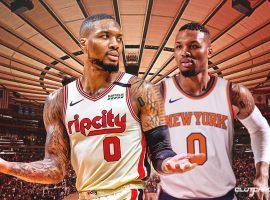 The Portland Trail Blazers almost dealt Damian Lillard to the New York Knicks two years ago. (Image: Clutch Points)