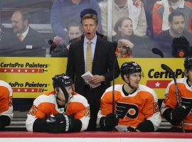 The Philadelphia Flyers have fired head coach Dave Hakstol after the team started the year with the worst record in the Eastern Conference. (Image: Bruce Bennett/Getty)