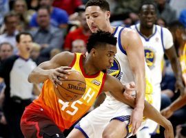 Donovan Mitchell is a rising star for the Utah Jazz (Image: Rick Bowmer/AP)