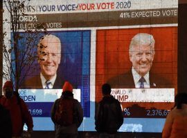 Americans are still waiting to see who will win the 2020 presidential election. (Image: Olivier Douliery/AFP/Getty)