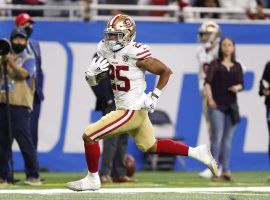 Rookie running back Elijah Mitchell had an auspicious debut with the San Francisco 49ers, which is why heâ€™s coveted for Week 2 waiver wire pickups. (Image: Raj Mehta/USA Today Sports)