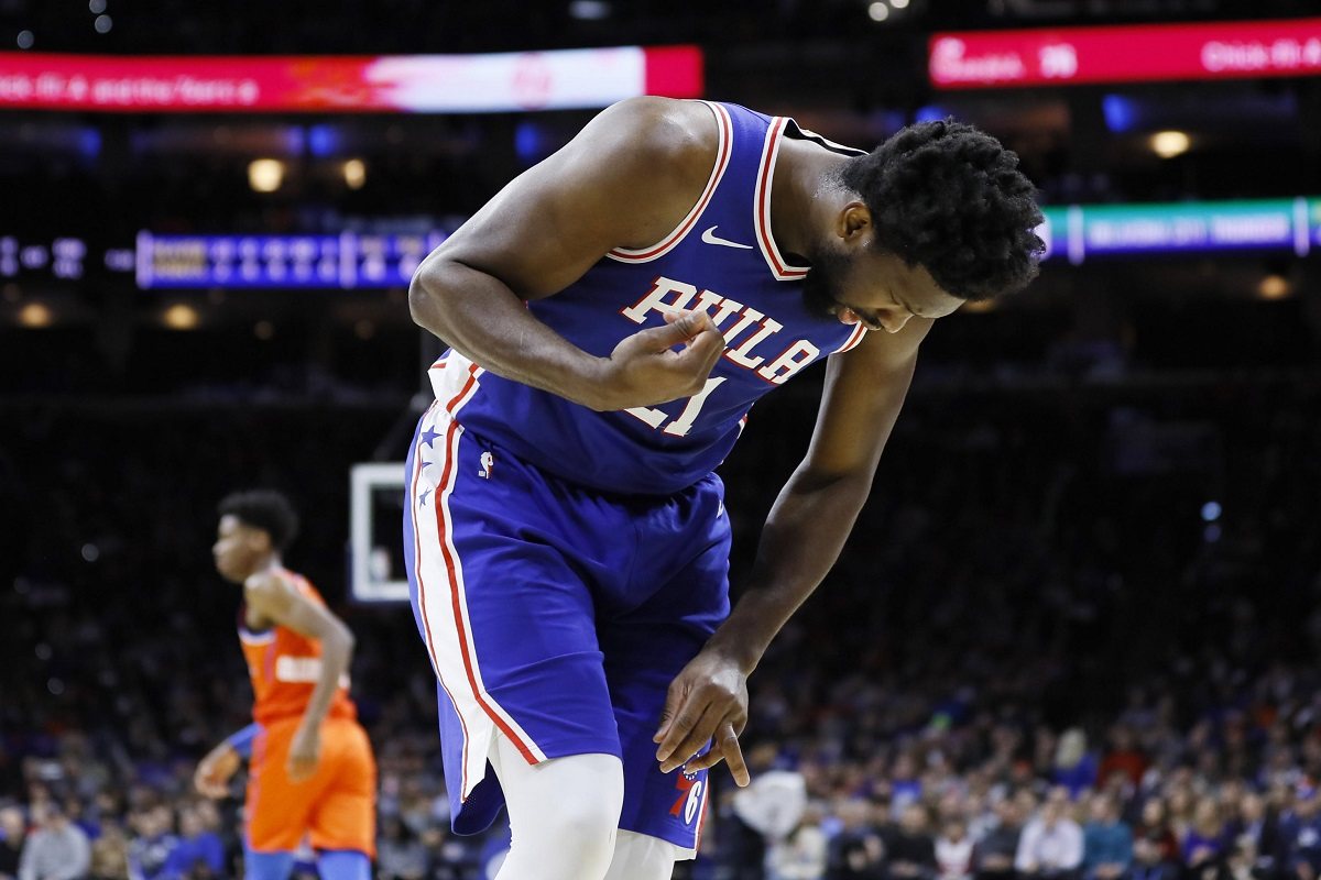 Joel Embiid finger injury Philadelphia Sixers 76ers