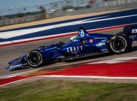 RC Enerson's NTT IndyCar Series open test run for Carlin marks first IndyCar CBD sponsorship. (Image: Courtesy of IndyCar)