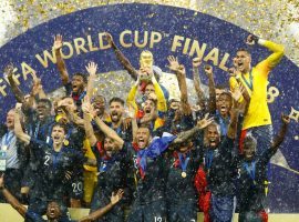 France celebrates after defeating Croatia 4-2 in the final of the 2018 FIFA World Cup, winning the country’s second world championship. (Image: Reuters)