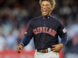 The New York Mets traded four players to the Cleveland Indians in exchange for Francisco Lindor (pictured) and Carlos Carrasco. (Image: Elsa/Getty)