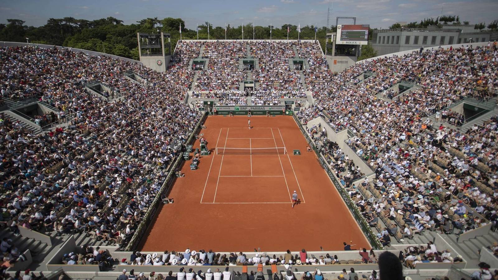 French Open fans