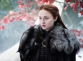 Sansa Stark, the current Lady of Winterfell, is one of the favorites to be sitting on the Iron Throne at the end of the final season of Game of Thrones. (Image: HBO)