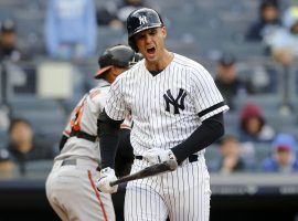 Greg Bird strikes out against the Baltimore Orioles at Yankee Stadium in the Bronx, NY. (Jim McIsaac/Getty)