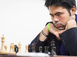 Hikaru Nakamura came up just short of qualifying for the quarterfinals in the Opera Euro Rapid. (Image: Lennart Ootes/Saint Louis Chess Club)