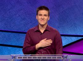 James Holzhauer won his seventh-consecutive Jeopardy! match. (Image: Sony )