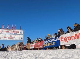 The 2021 Iditarod began on Sunday in Alaska with a start at Deshka Landing. (Image: KTUU)