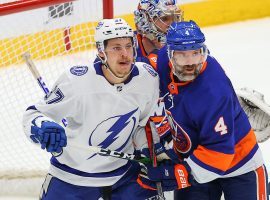 The Tampa Bay Lightning will host the New York Islanders in Game 7 of their Stanley Cup Semifinals series on Friday. (Image: Rich Graessle/Icon Sportswire/Getty)