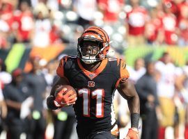 Cincinnati Bengals wide receiver John Ross III returns in Week 14 from a serious should injury and could be a DFS boon. (Image: DraftKings)