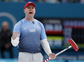 American skip John Shuster will attempt to lead the United States to back-to-back gold medals in Olympic menâ€™s curling. (Image: John Sibley/Reuters)