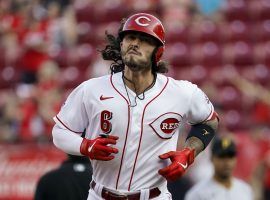 Jonathan India leads the race for the 2021 NL Rookie of the Year award. (Image: AP)