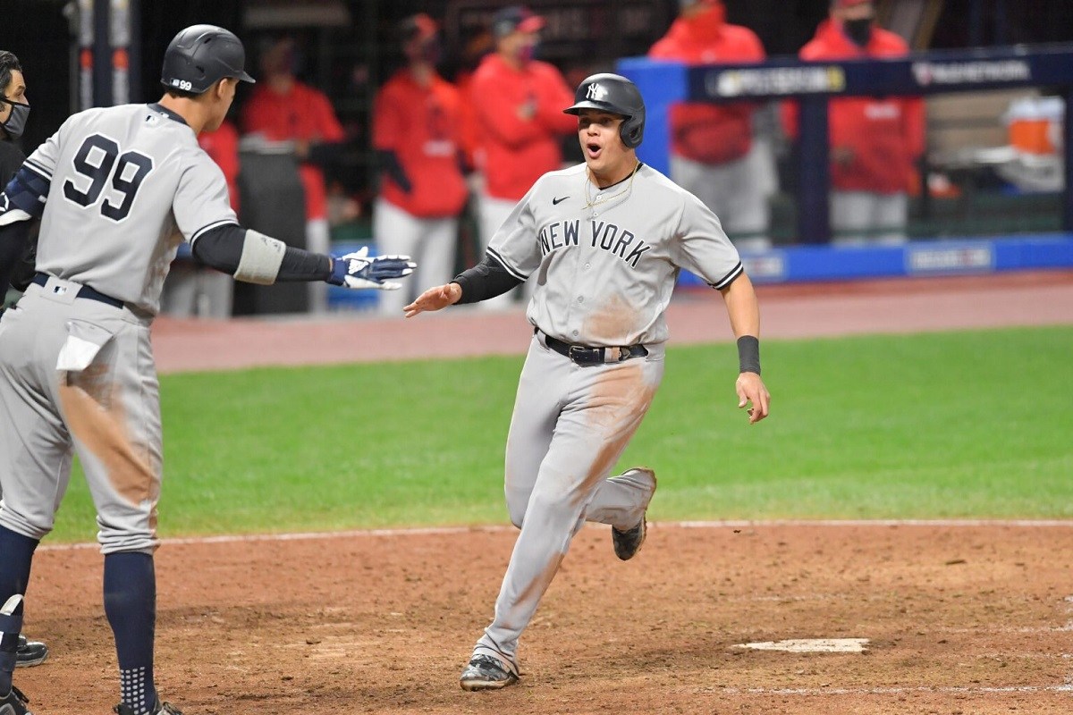 NY Yankees Gio Urshela grand slam Cleveland Wild Card Series