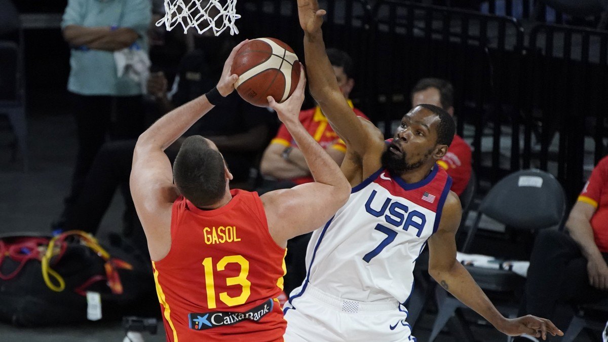 Team USA Kevin Ddurant Marc Gasol Spain Australia OlympicsTokyo Men's Basketball Odds