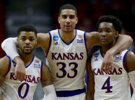 The Kansas Jayhawks enter the Big 12 Tournament as the favorites, but anyone in the field could put together a run and win the conference championship. (Image: Jonathan Daniel/Getty)