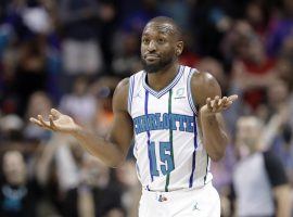 Point guard Kemba Walker of the Charlotte Hornets exploring free agency this offseason. (Image: Rogelio Aranda/AP)