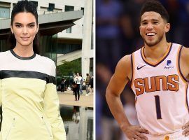 Model Kendall Jenner and NBA star Devin Booker (of the Phoenix Suns) have been romantically linked according to the Hollywood tabloids. (Image: Harpers)