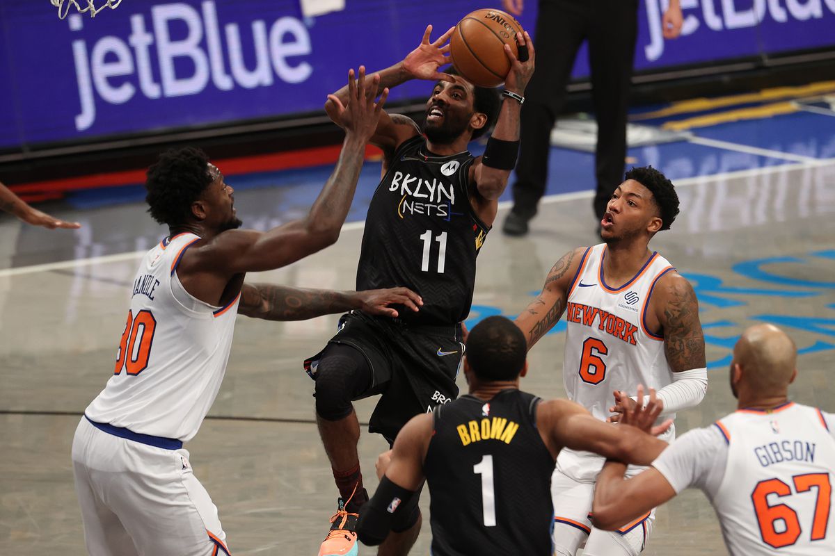 New York Knicks Brooklyn Nets NBA win totals Lakers Suns Bucks