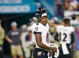 Quarterback Lamar Jackson is on the injury list for the Baltimore Ravens in Week 11 and will not play against the Chicago Bears. (Image: Sam Navarro/USA Today Sports)