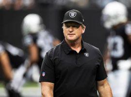 Former head coach Jon Gruden coached his last game for the Las Vegas Raiders and most likely his last game in the NFL. (Image: Getty)