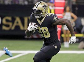 Running back Latavius Murray playing for the New Orleans Saints last season before signing with the Baltimore Ravens. (Image: Derick E. Hingle)