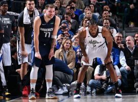 Luka Doncic of the Dallas Mavericks takes on Kawhi Leonard and the LA Clippers once again in the playoffs. (Image: Getty)