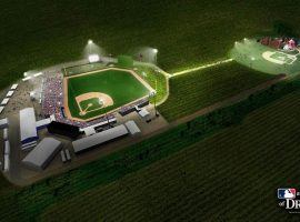 Artist rendering of the new stadium for the "Field of Dreams" game in Iowa. (Image: MLB)