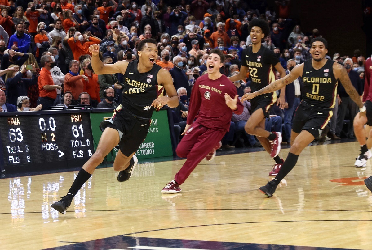 Matthew Cleveland FSU FLorida State UVA Virginia Buzzer Beater Video