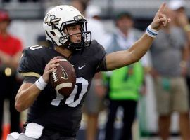 Central Florida quarterback McKenzie Milton during the first game of the season against Florida International (Image: John Raoux/AP)