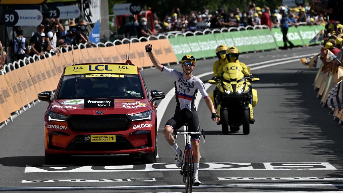 Matej Mohoric Stage 19 Le Tour de France Bahrain Victorious