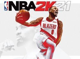 Portland Blazers star Damian Lillard will grace the cover of NBA 2K21. (Image: 2K Sports)