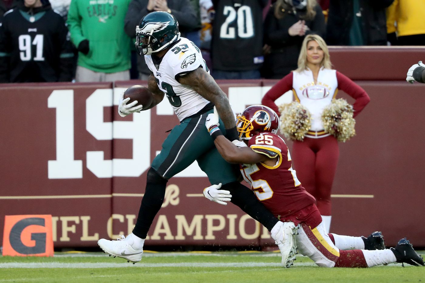 NFL bad beats Eagles Redskins