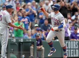 Mets rookie connects on his 50th home run of the season. (Image: Porter Lambert/Getty)