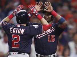 The Washington Nationals took advantage of sloppy play in the seventh inning to take a 2-0 lead over the Houston Astros in the 2019 World Series. (Image: EPA)