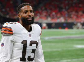 Cleveland Browns WR Odell Beckham was a last-second scratch after warms ups in Week 1. (Image: Kevin C. Cox/Getty)